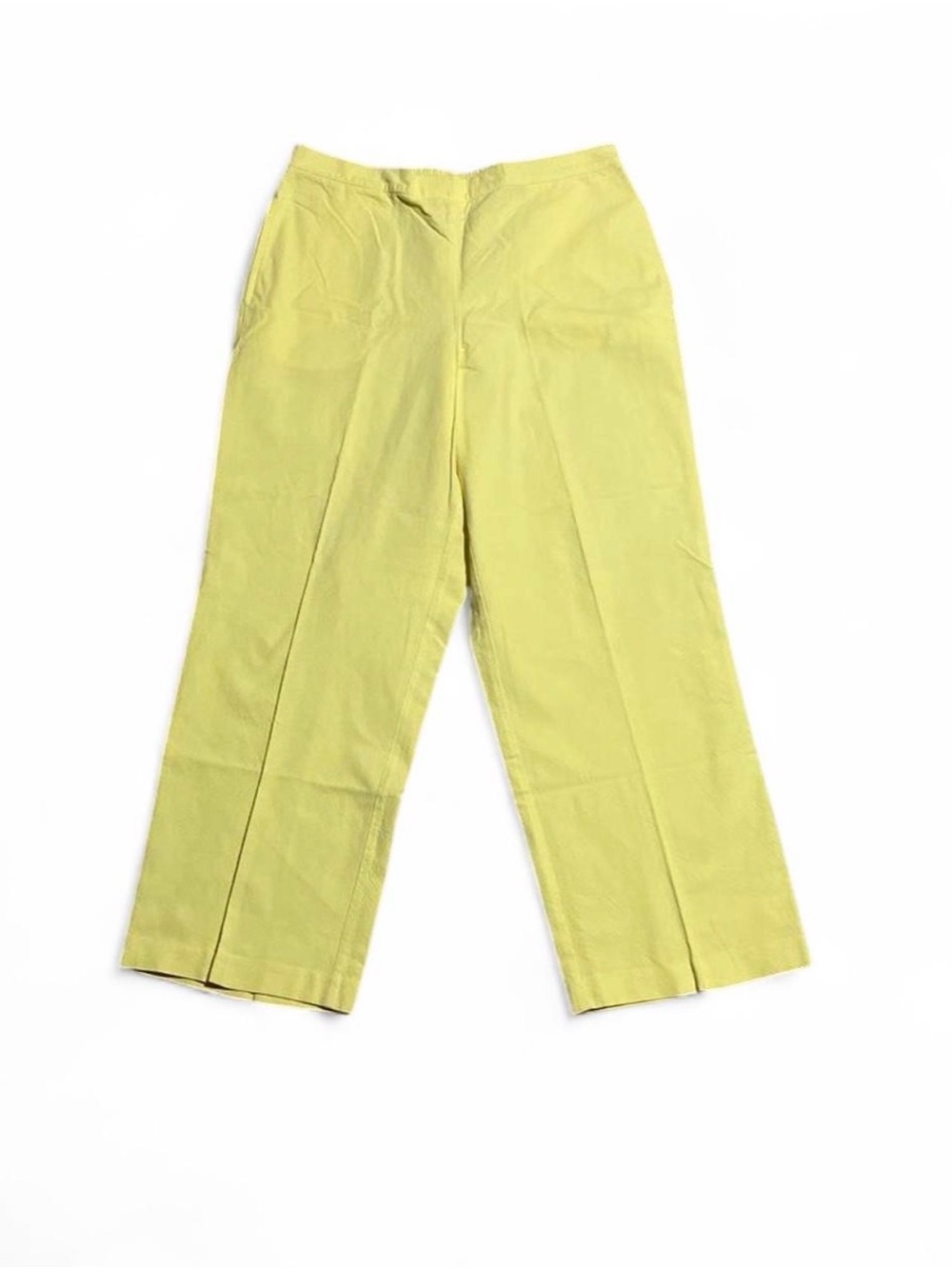 Women’s Straight-Leg Lemon Yellow Pants